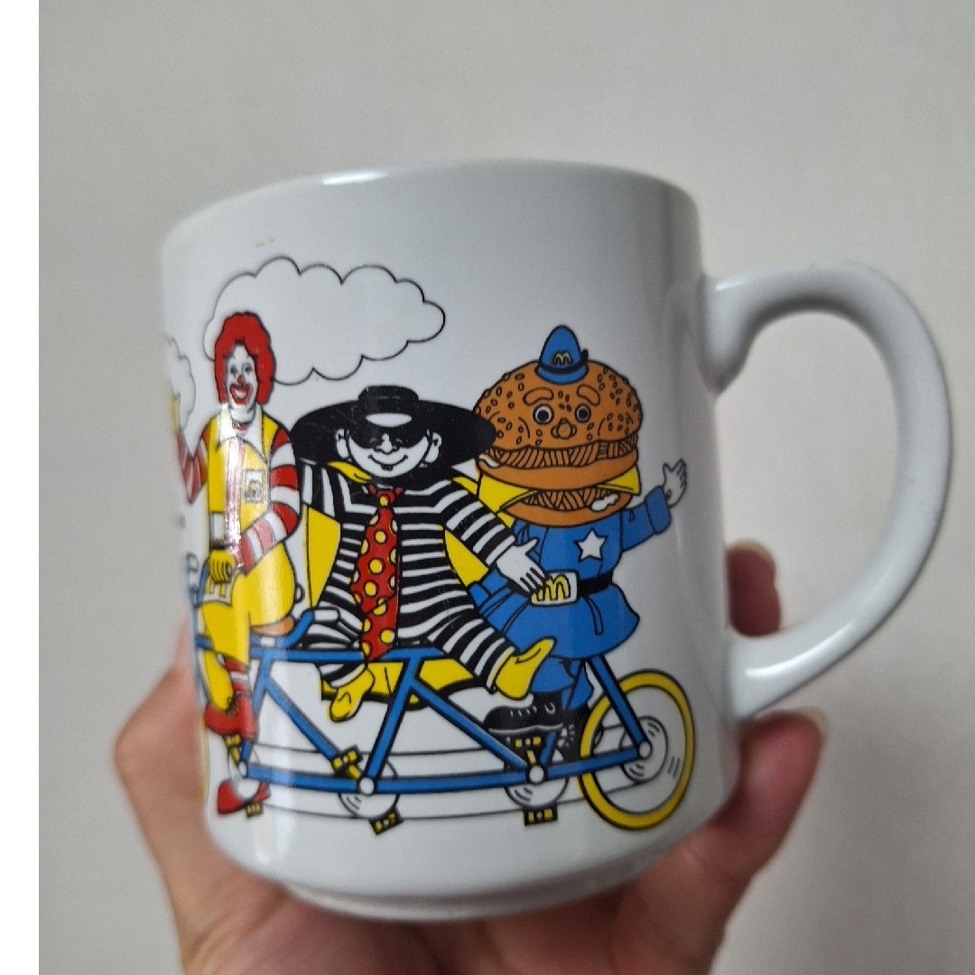 マクドナルド - マクドナルド マグカップ お皿 セット レトロ 1980年代