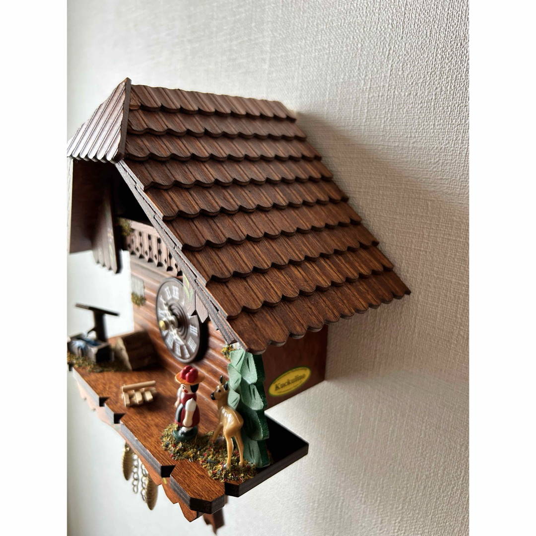 美品】ドイツ製 クックリーノ シュヴァルツヴァルド 振り子時計