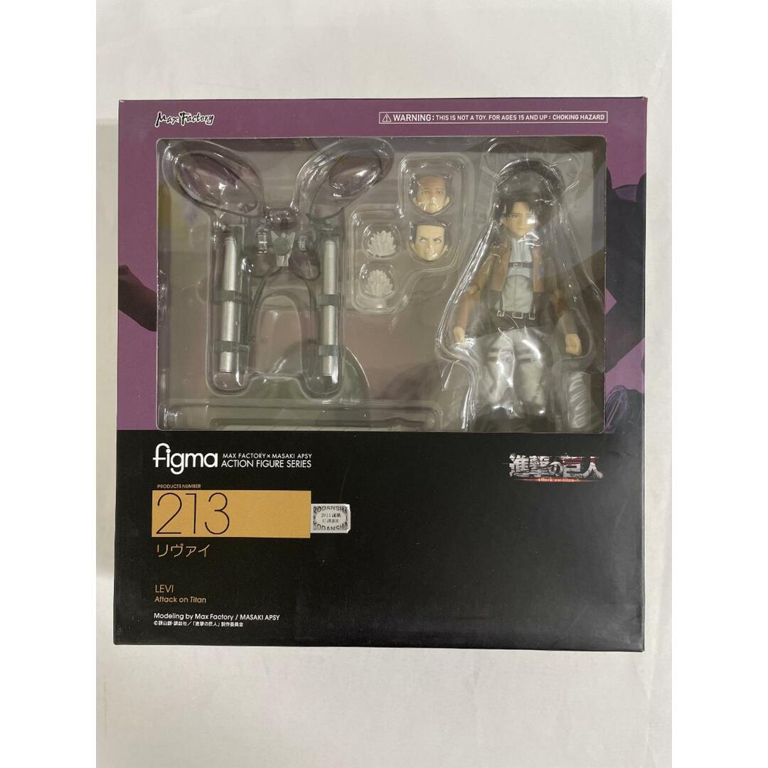 未開封】figma 213 進撃の巨人 リヴァイ フィギュア 5R0506-004ff /E2