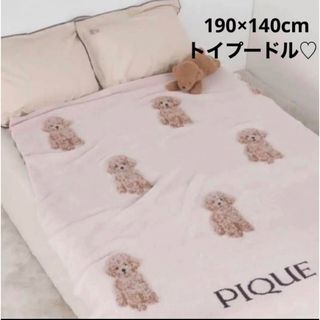 gelato pique - ジェラートピケ SLEEPING DOG ジャガードブランケット