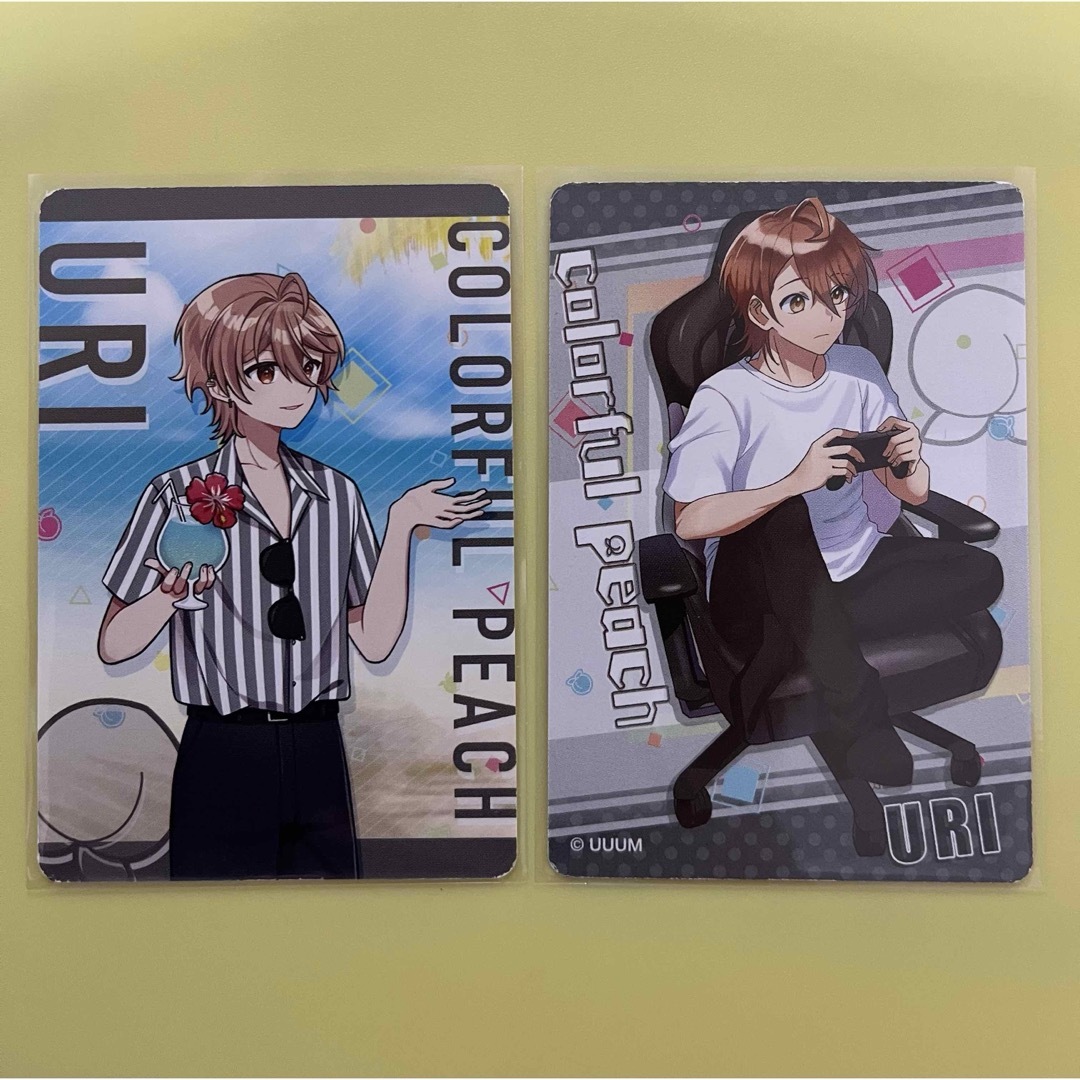 カラフルピーチ うりさん クリアポスター トレカセットの通販 by えの
