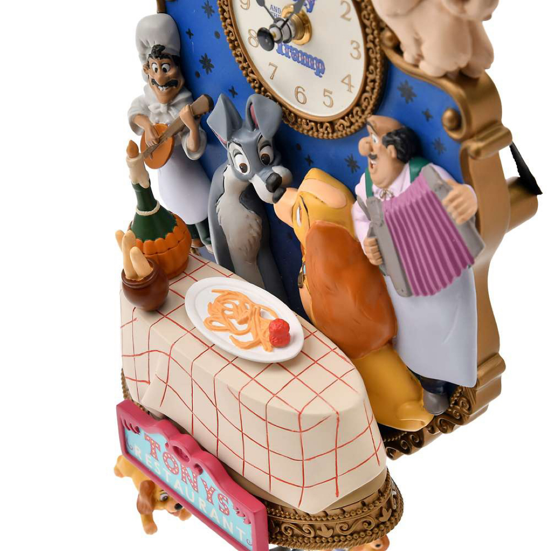 Disney - わんわん物語 時計 ライトアップ LADY AND THE TRAMP 70THの