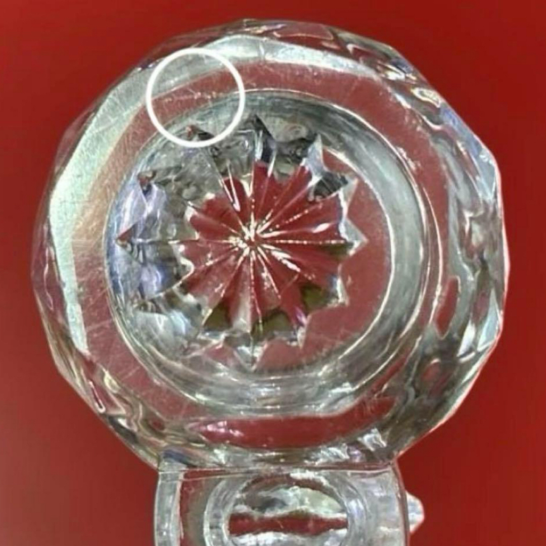 バカラ ソルト&ペッパー 調味料入れ 2点 ダイヤモンド型 希少作品 高級品