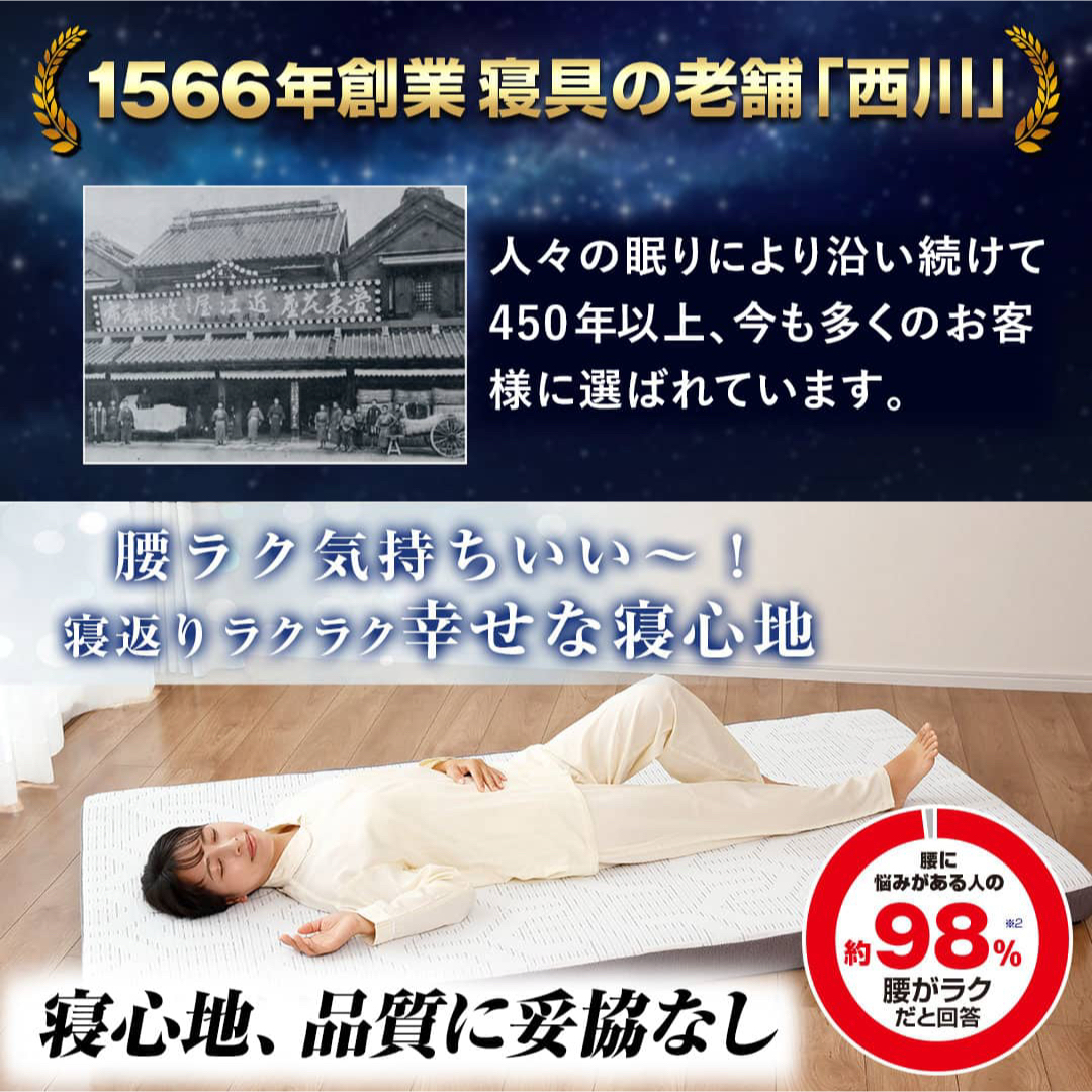 西川 - ＊2025最新モデル＊西川＊ボナノッテネオ＊シングル＊新品未