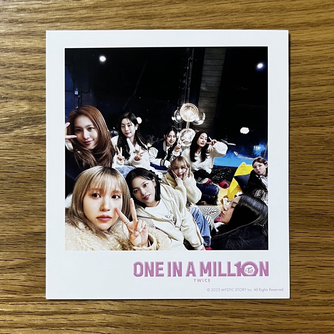 TWICE - TWICE 映画 入場者特典プレゼント 第3弾 ONE IN A MILL10Nの