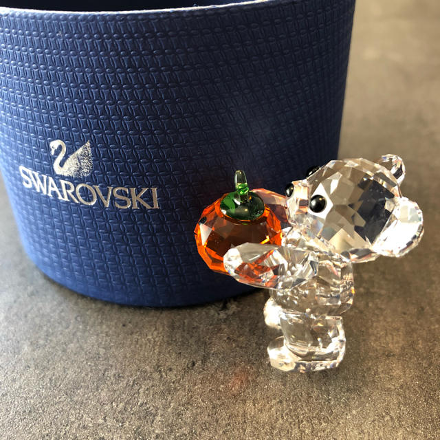 スワロフスキー クリスベア パンプキン ハロウィン 未使用