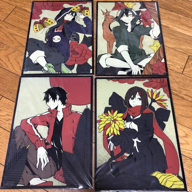 カゲプロ 花札風 クリアファイル4枚セットの通販 by __yk_65__'s shop