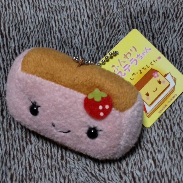 すんわり カステラちゃん ボールチェーン付きマスコットの通販 by