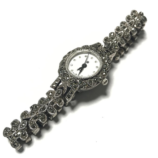 アンティーク調☆マーカサイト☆マルカジット☆シルバー925☆腕時計