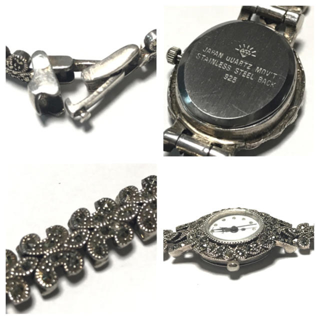 アンティーク調☆マーカサイト☆マルカジット☆シルバー925☆腕時計