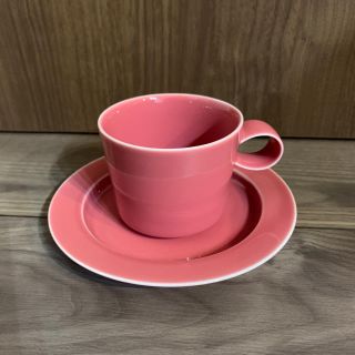 イイホシユミコ カップ ＆ プレート アンジュール ベルガモットピンク