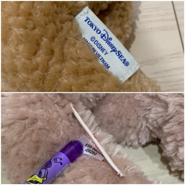 ダッフィー - ダッフィー 製造番号なし シェリーメイ 初期ロット