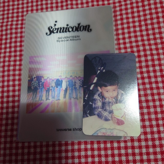 SEVENTEEN - セブチ ミンギュ セミコロン 幼少期 トレカ weverse特典