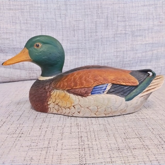 カモの親子 陶器の置物の通販 by まま's shop｜ラクマ