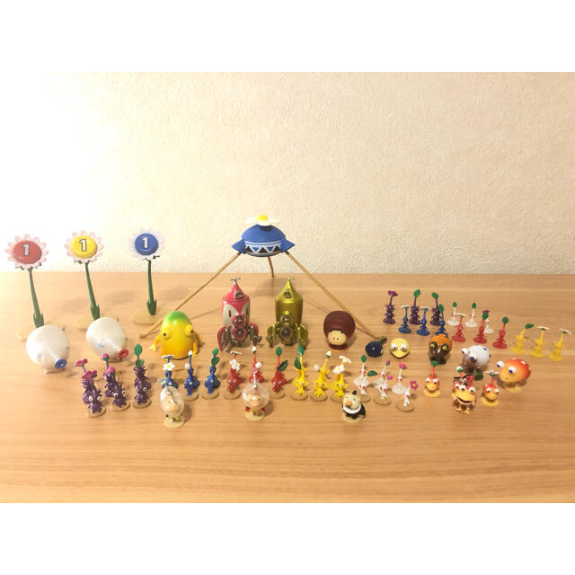 ピクミンフィギュア 激レアドルフィン号二体、青オニヨン、ハ