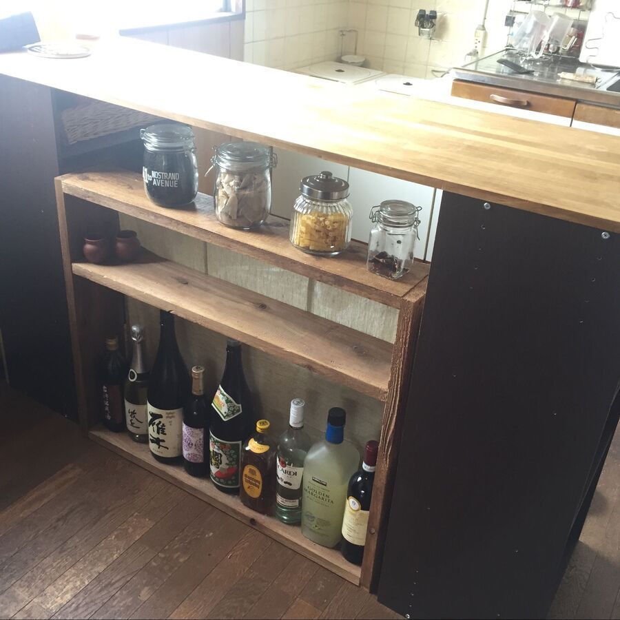 憧れのキッチンカウンターを手作り！DIYの実例アイデア集12選｜暮らし