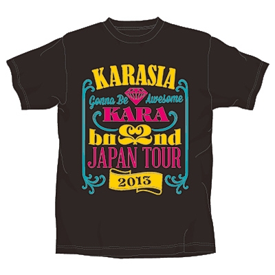 Tシャツ黒【XL】(JAPAN TOUR 2013 KARASIA)/ KARA : KARA