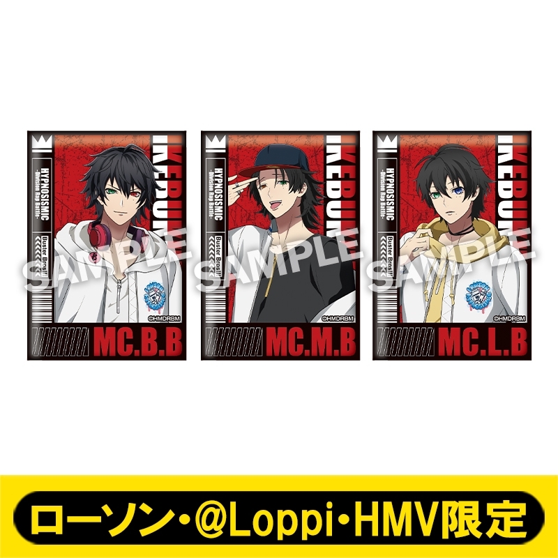 スクエアバッジ3個セット（Buster Bros!!!）【ローソン・@Loppi・HMV