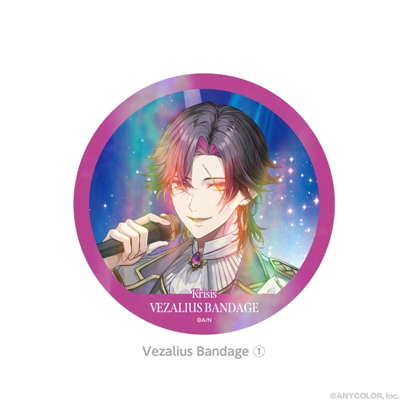 ホログラム缶バッジ（ヴェザリウス バンデージ 1） : Krisis