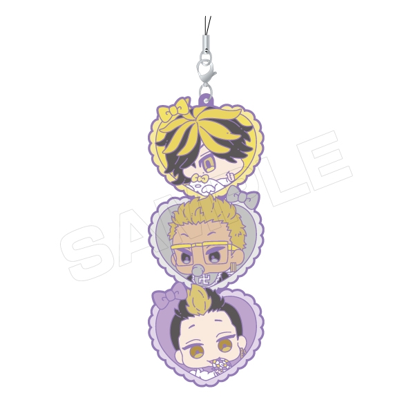 ラバーストラップC（羽宮一虎・稀咲鉄太・半間修二）/ 東京