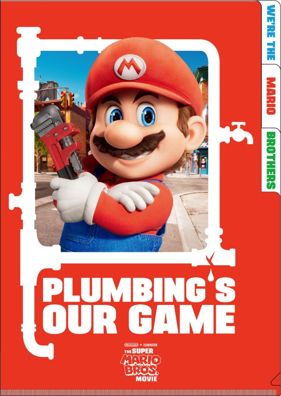 3ポケットクリアファイル / ザ・スーパーマリオブラザーズ・ムービー