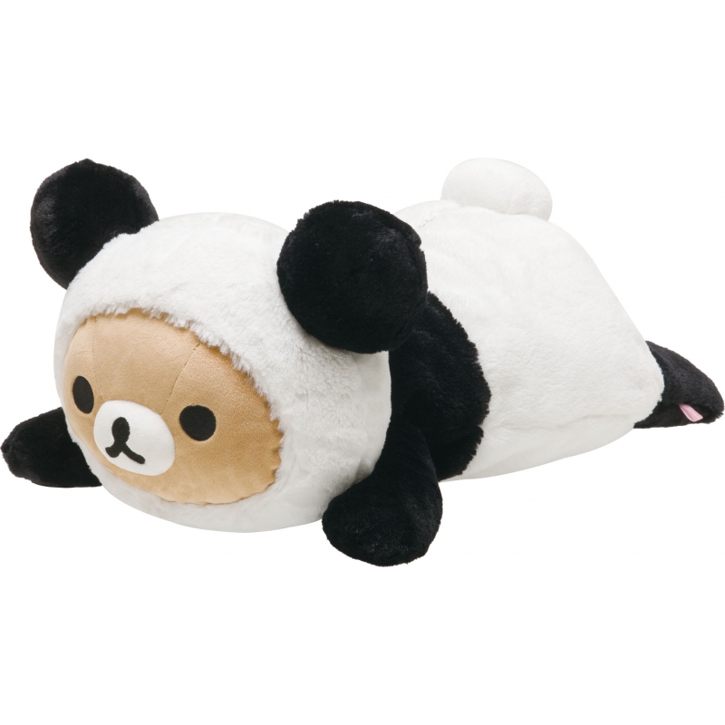 くたくた抱きぐるみ うつぶせリラックマ（パンダでごろん