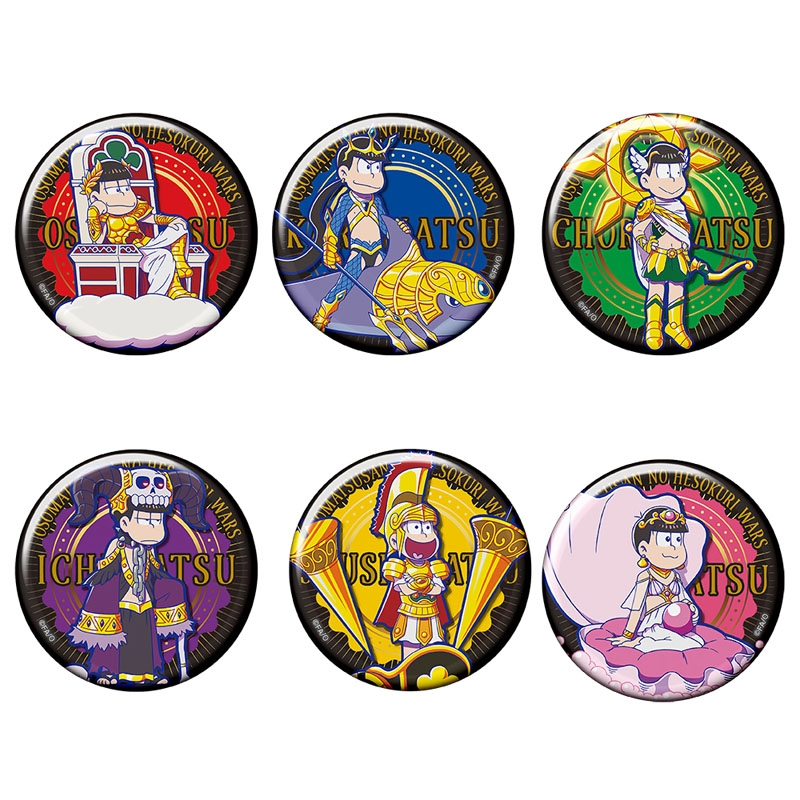 トレーディング缶バッジ（松の市）/ おそ松さんのへそくりウォーズ'20