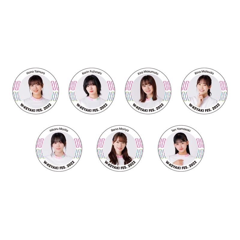 櫻坂46 ランダム缶バッジ(単品)/ W-KEYAKI FES.2022 : W-keyaki Fes