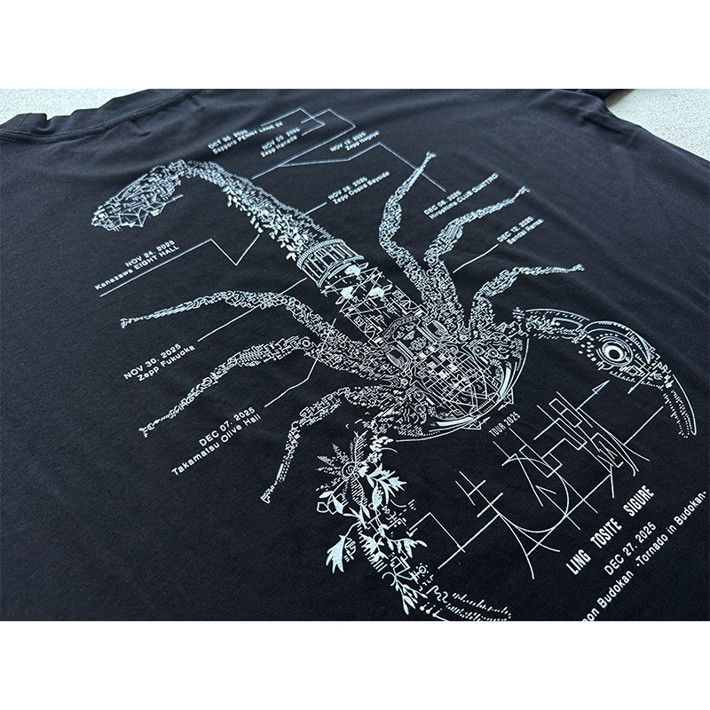 失神蠍 TOUR T-shirt［七分袖 / M］ : 凛として時雨 | HMV&BOOKS