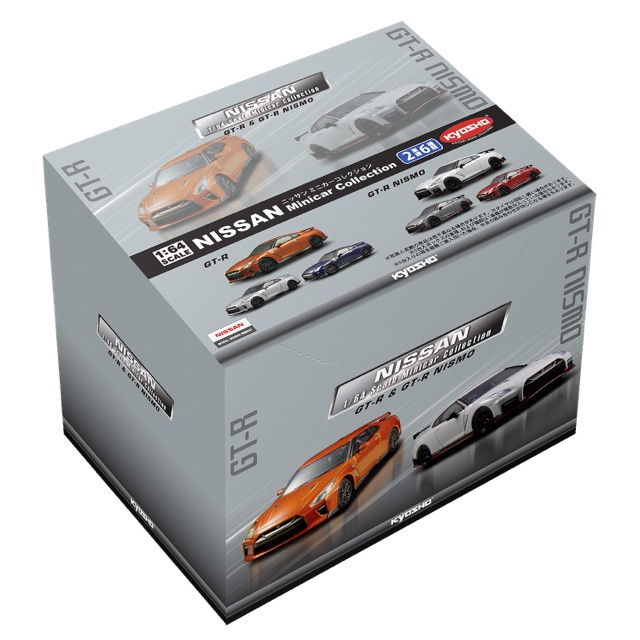 KYOSHO 1/64 NISSAN GT-R & GT-R NISMOミニカーコレクション（6個入り