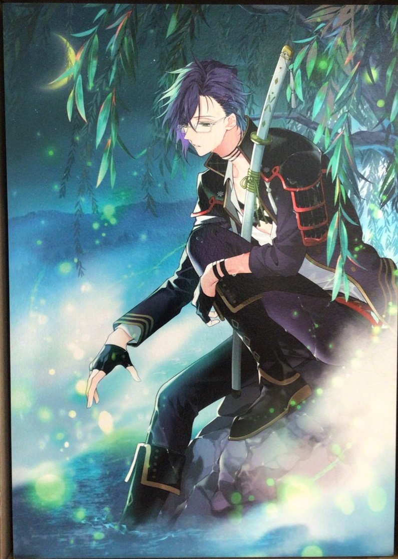 刀剣乱舞 現世遠征 都結び 灯結び展 山鳥毛 日光一文字 複製原画 A3