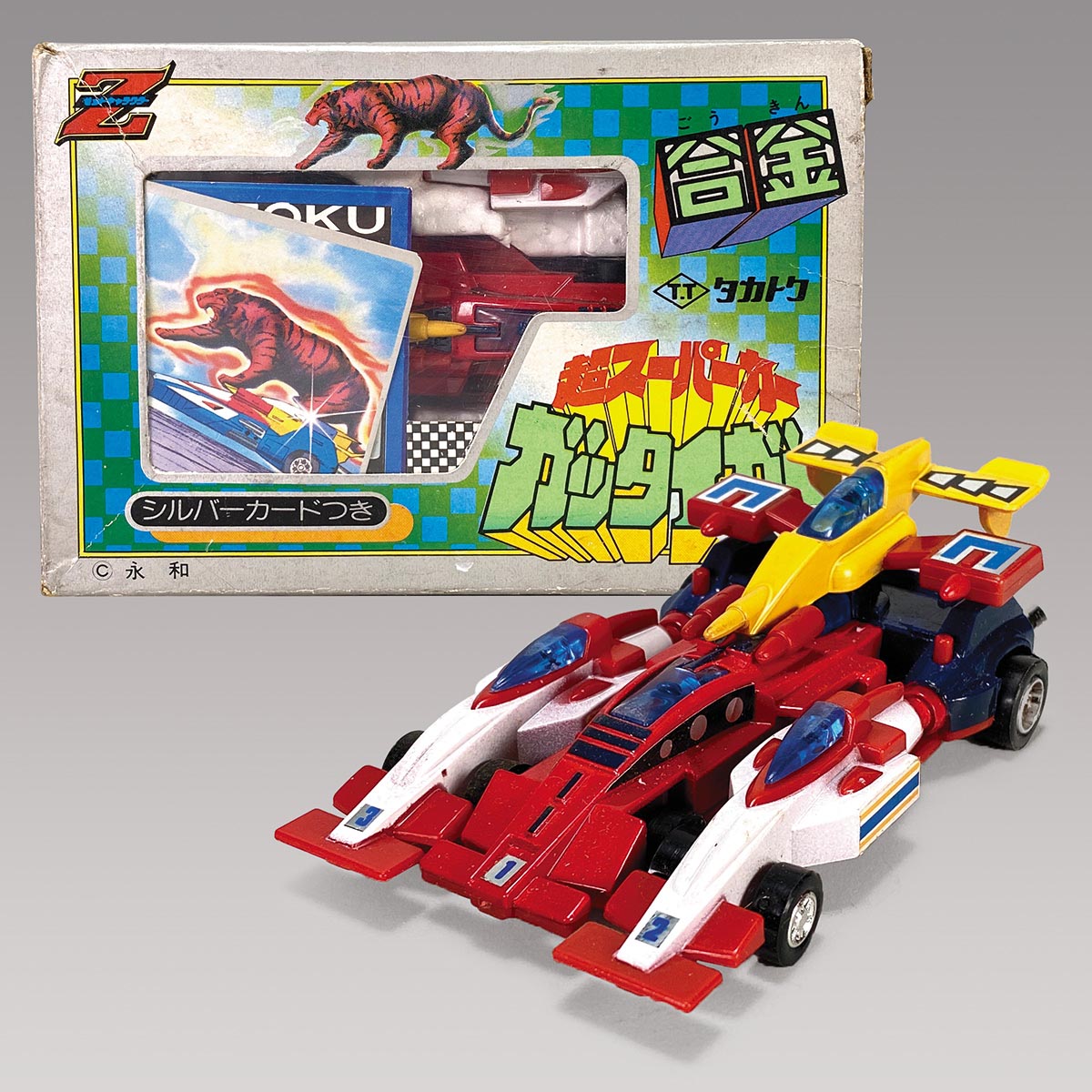 1634］ タカトク 超スーパーカー ガッタイガー 合金