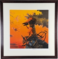 2321] 村上弘明 直筆サイン入りフォトパネル「スカイライダー」