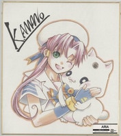 CLAMP直筆サイン色紙