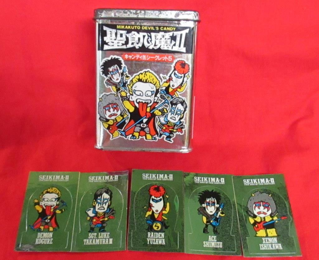 味覚糖株式会社 聖飢魔II キャンディ缶シークレット5 ステッカー5枚