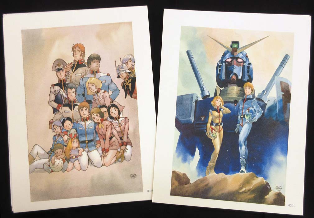 安彦良和 リトグラフ「機動戦士ガンダム」