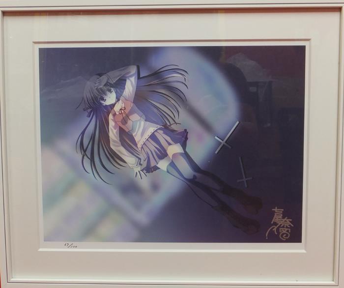 直筆サイン入りカラー複製イラスト 七尾奈留 sola [FG-1326]