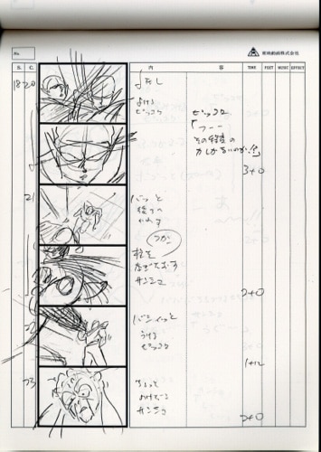 劇)ドラゴンボールZ 絵コンテ