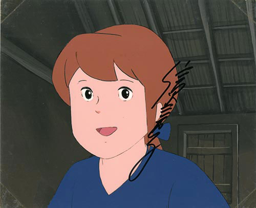 信沢三恵子サイン入り 母をたずねて三千里セル