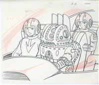 3307] 天空の城ラピュタ ラフ原画 / 直筆:宮崎駿