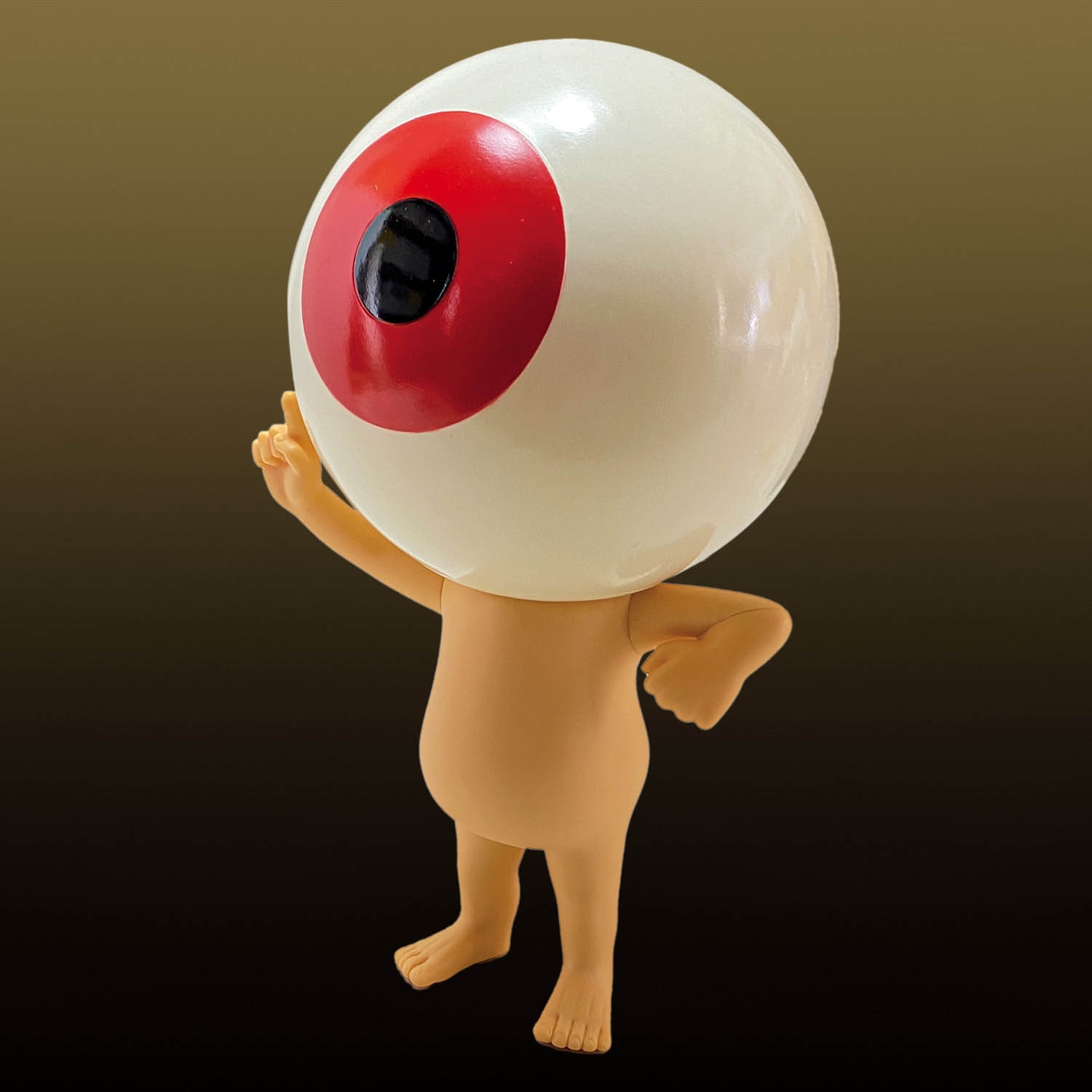 鬼太郎フィルムパートナーズ 目玉おやじ 宣伝用ソフビ 右手人差し指立て