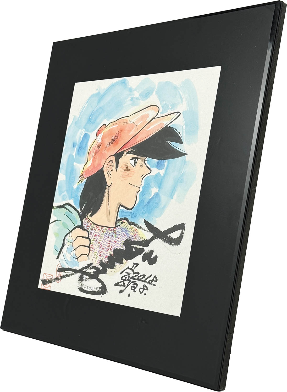 4013] ちばてつや 直筆カラー色紙「あしたのジョー」