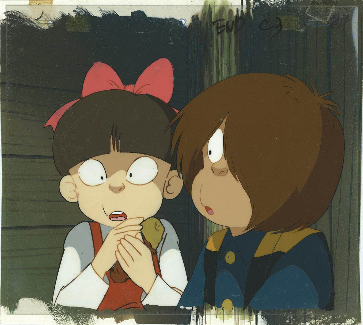 3205] ゲゲゲの鬼太郎(第3作) セル / ネコ娘/鬼太郎