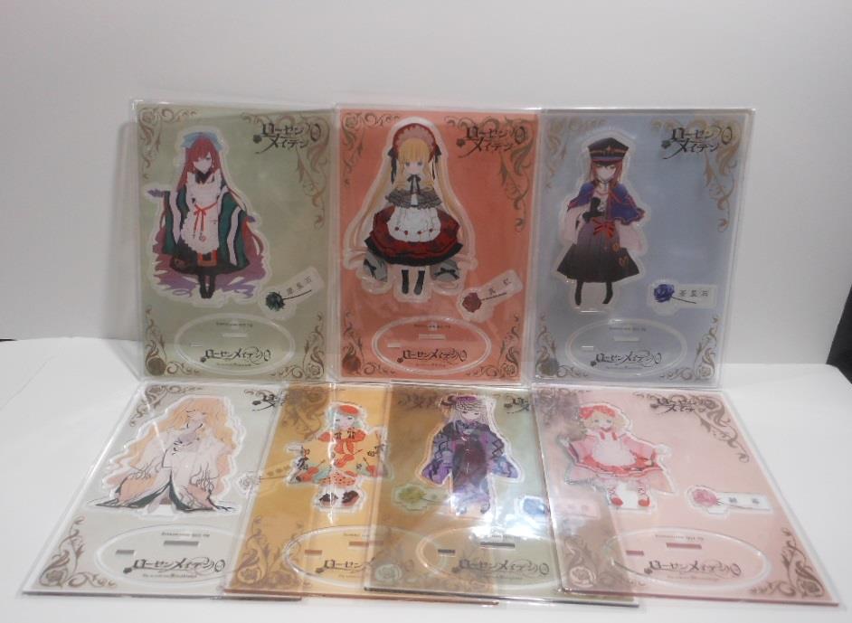 誕生15周年・ローゼンメイデン0-ゼロ-展 アクリルスタンド 全7種セット
