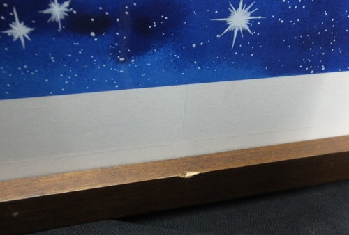 松本零士 シルクスクリーン「銀河鉄道999 時の波紋」