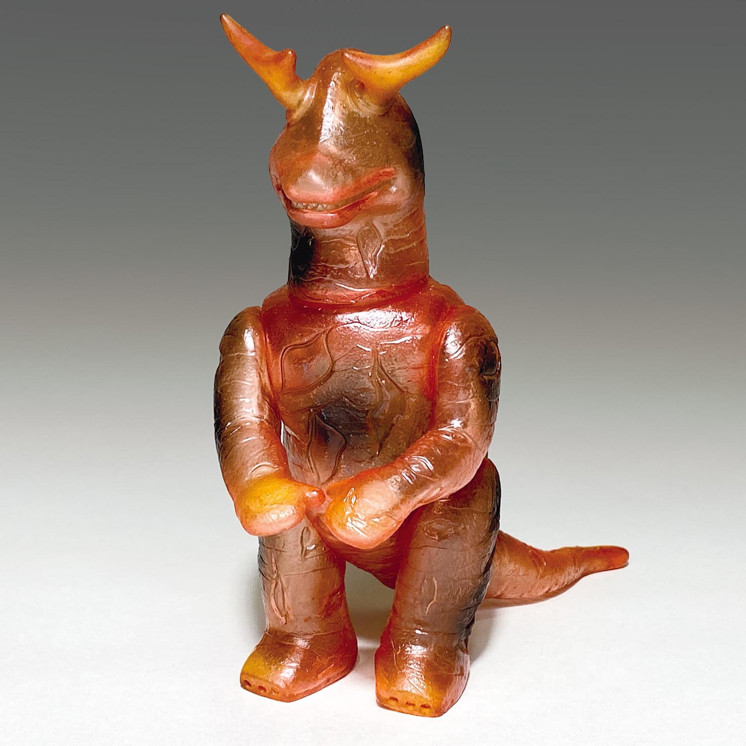 ポピー ロッテ景品 キングザウルス エレキング 赤クリア