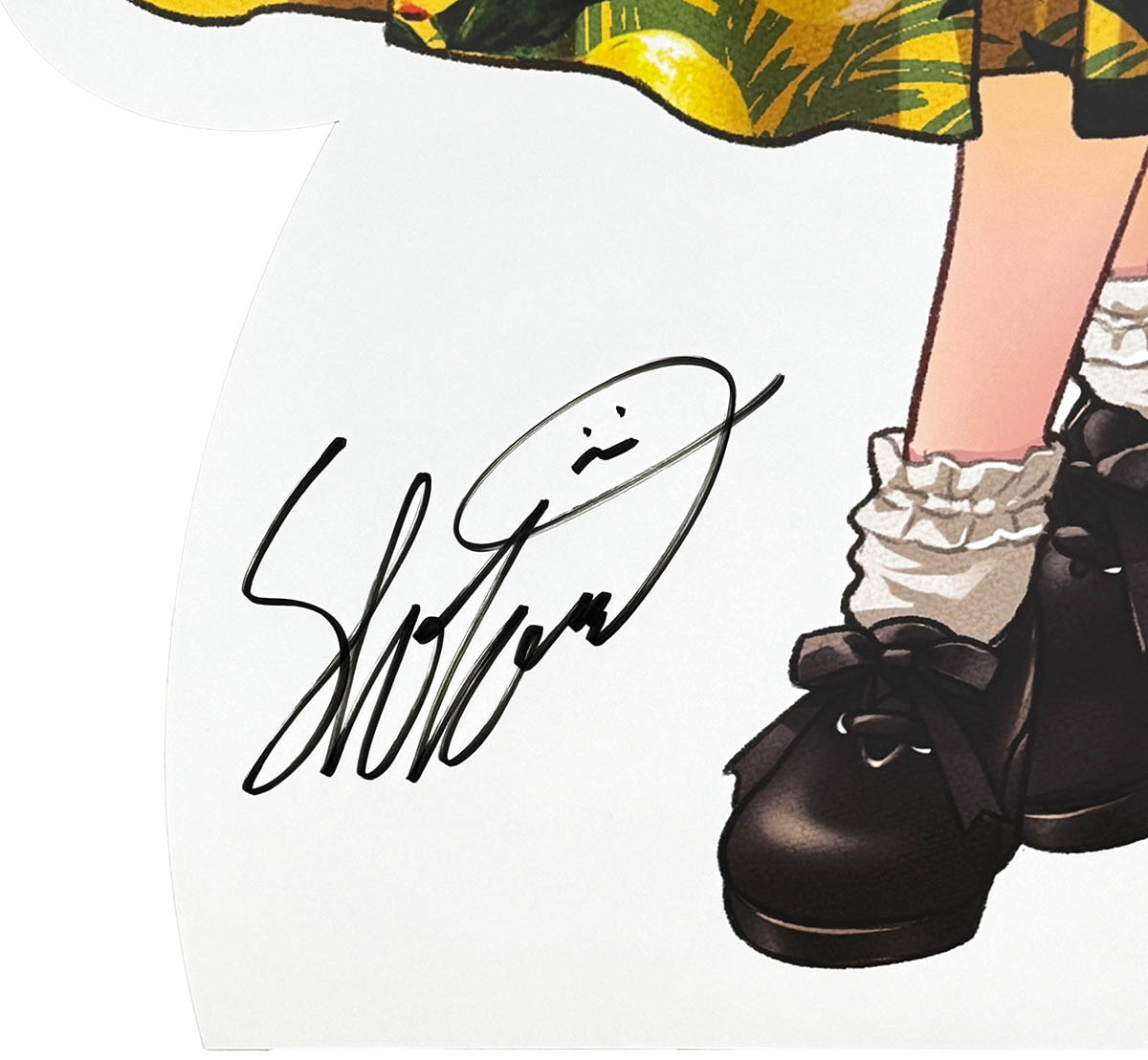 2145] 得能正太郎 直筆サイン入り立て看板「NEW GAME!」望月紅葉