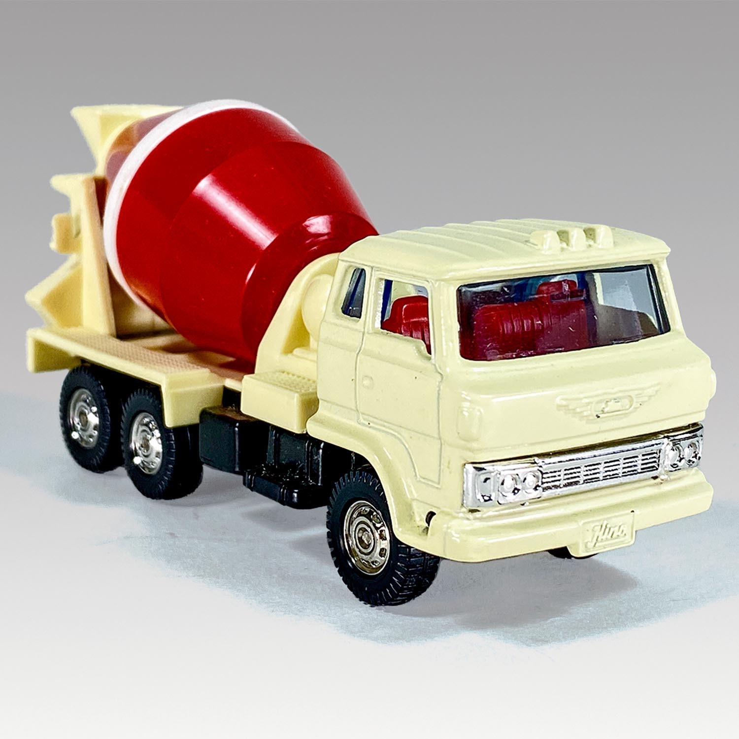 6241] トミー トミカダンディ 027 日野ミキサー車 キャブアイボリー､赤