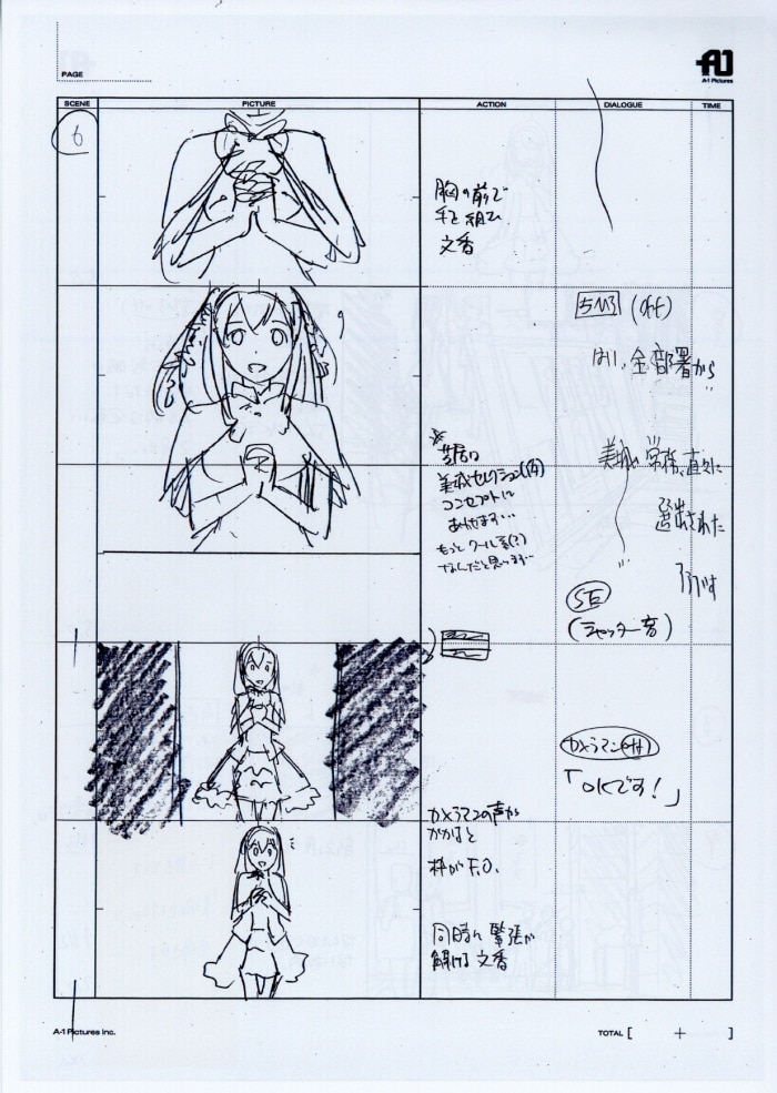 アイドルマスター シンデレラガールズ 絵コンテ