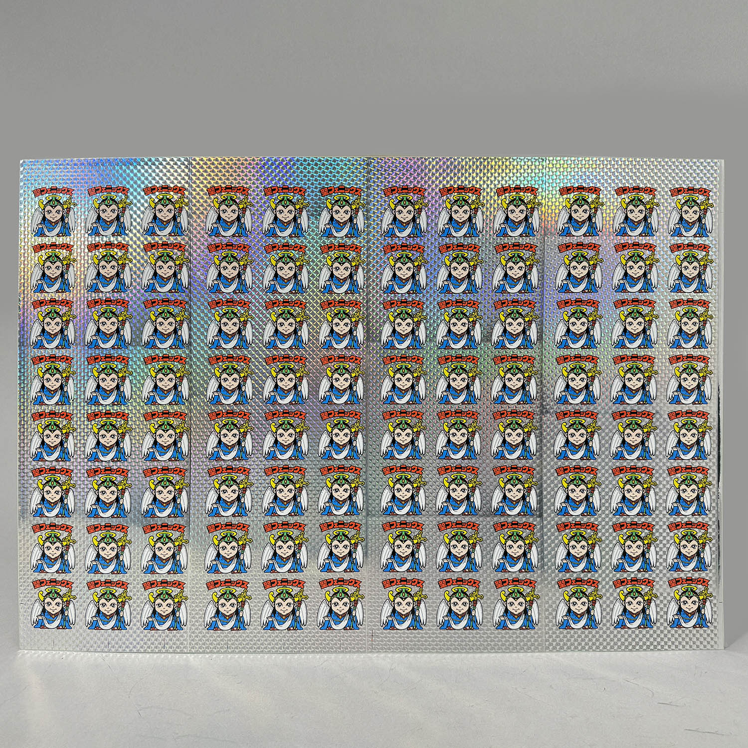 5501] ビックリマンシール 未裁断フルサイズ 聖フェニックス(聖神子)逆